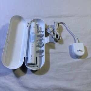 Philips Sonicare OptimalClean Electric Toothbrush White Travel Case Charger
